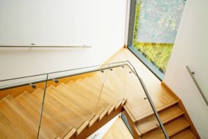 Wooden stairs