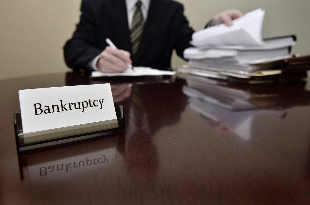 bankruptcy lawyer working
