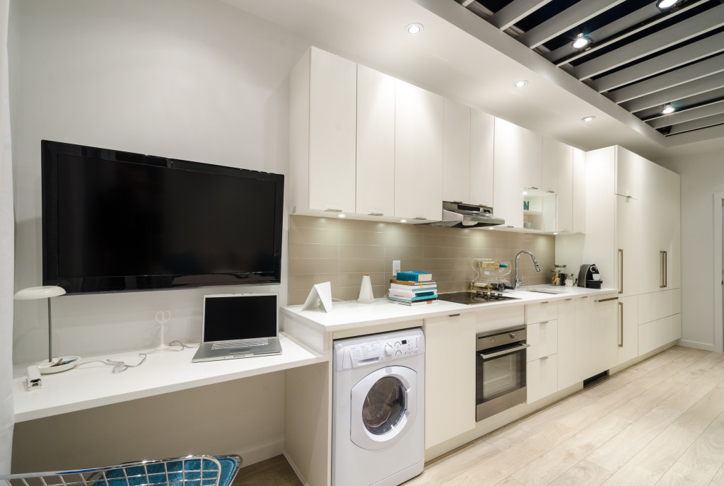 Modern kitchen in luxury house